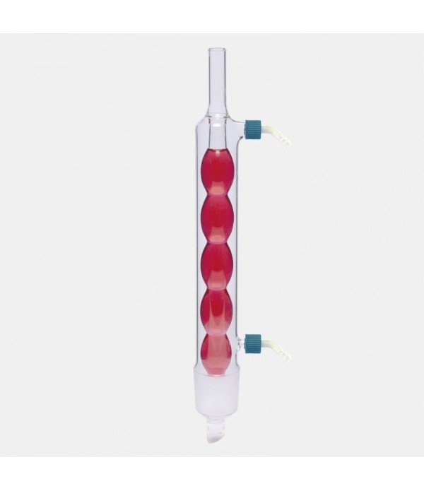 ISOLAB 035.12.030 soğutucu - Allihn - soxhlet için - 30 ml - erkek şilif : NS 29/32 - P.P yan kol