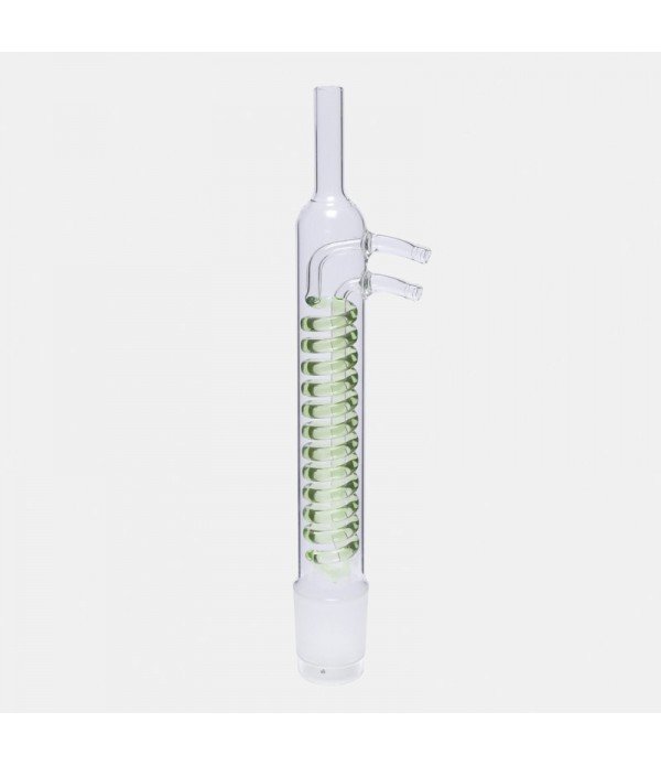 ISOLAB 035.13.030 soğutucu- Dimroth - soxhlet için - 30 ml - erkek şilif : NS 29/32 - cam yan kol