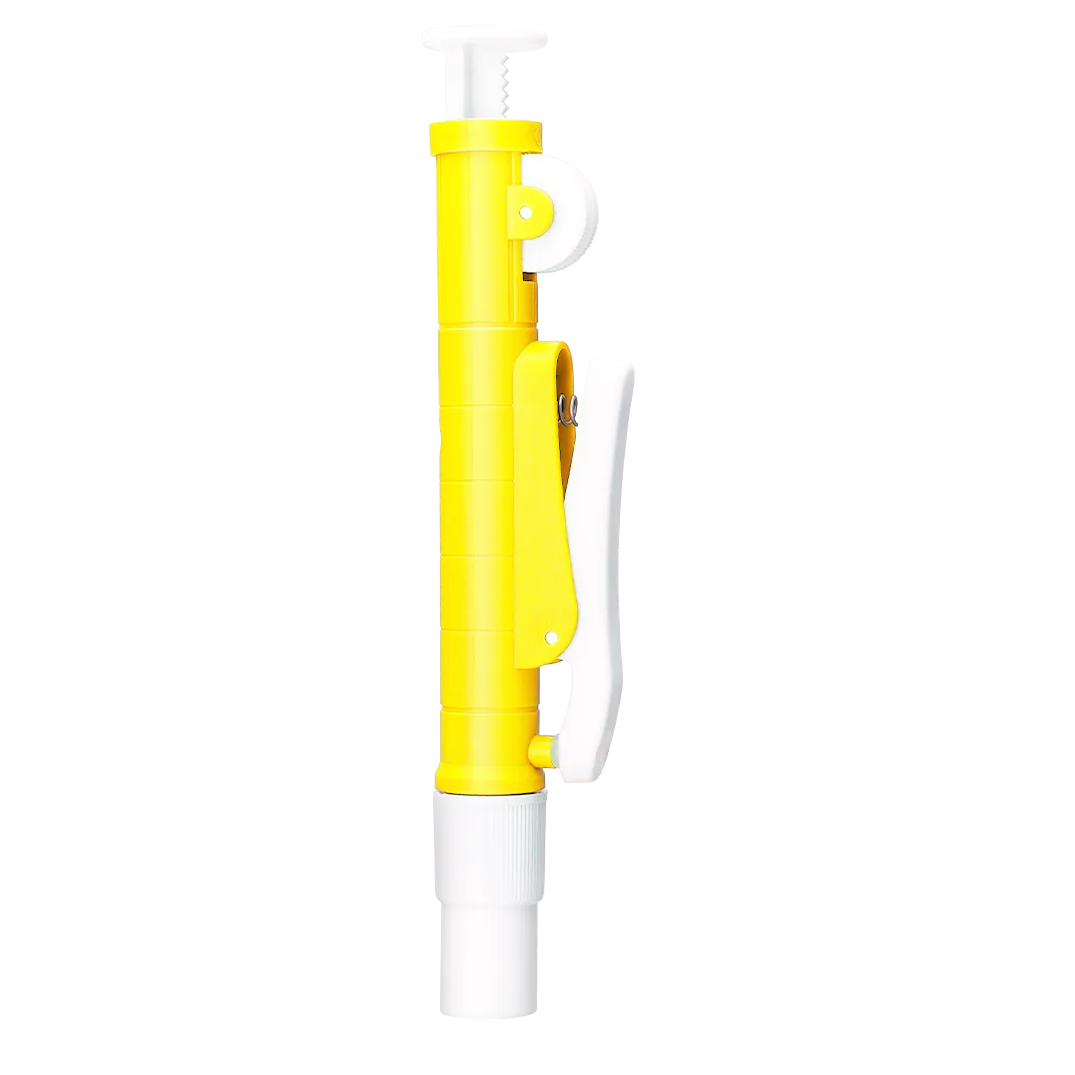 DLAB Levo E Pipet Pompası 5 mL, Sarı, Hassas Manuel Dayanıklı