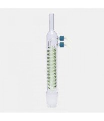 ISOLAB 035.14.250 soğutucu- Dimroth - soxhlet için - 100/250 ml - erkek şilif : NS 45/40 - P.P yan kol