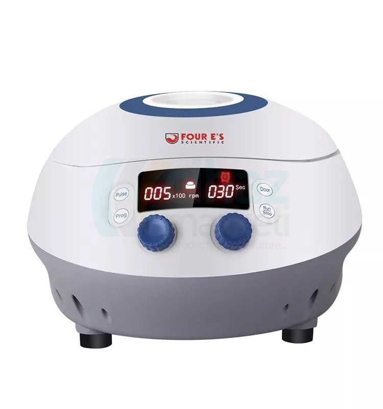 FOUR E’s Mikro Santrifüj 500-15000 rpm Zaman Ayarı 0.2ml/0.5ml/1.5ml/2ml x 12