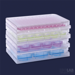 ISOLAB 122.11.012 plak - hücre kültürü - düz kuyulu 2 ml