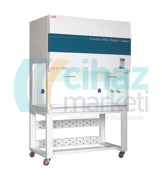 JSR JSCB-1800SL Laminar Flow Kabini, Class 100, 2 priz, Gaz ve Hava Bağlantısı, Stand Dahil, HEPA Filtre