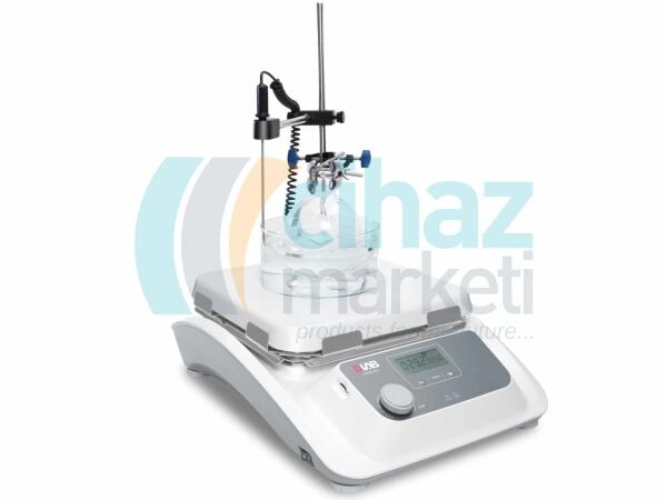 DLAB HP500-Pro Package Isıtıcı Tabla, PT1000A Harici Sıcaklık Sensörü ve Destek Standı, RT…500 °C, 30 L