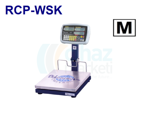Dikomsan RCP-WSK-30 Katlanır Boyunlu Fiyat Hesaplamalı Terazi 30 kg / 5 g & 10 g