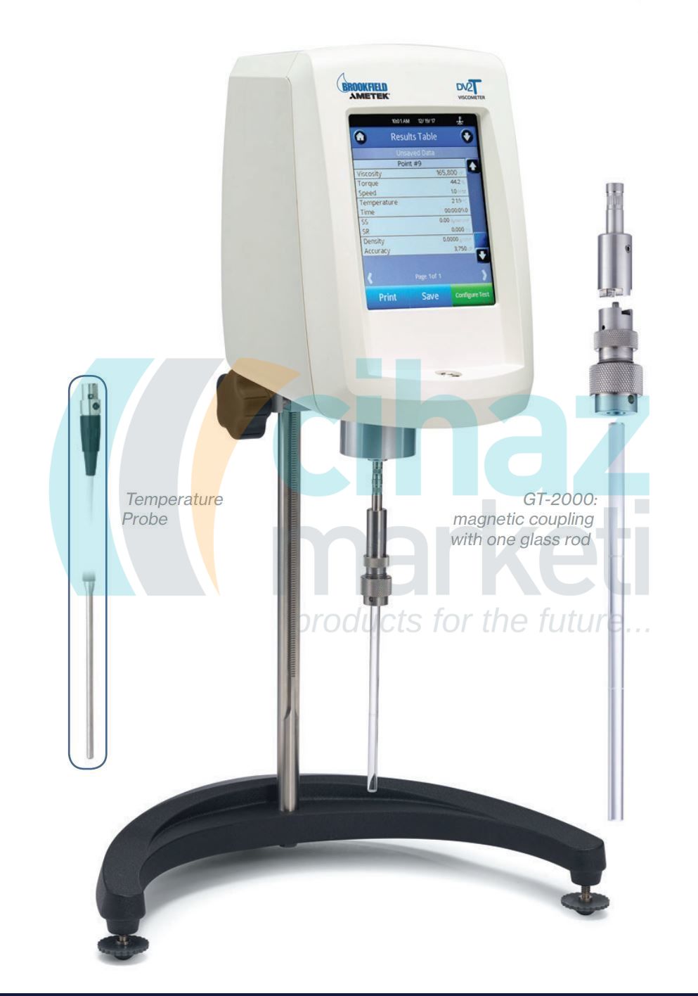 Brookfield DV2T Reometre Jel Zamanlayıcı