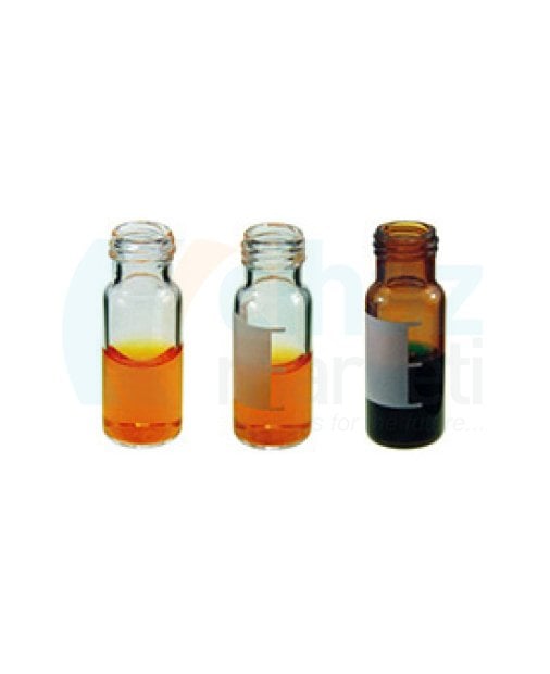 Çalışkan Cam Teknik LG817V.0001 Vial, 12x32 mm 2 ml Hacim, Şeffaf vida kapaklı