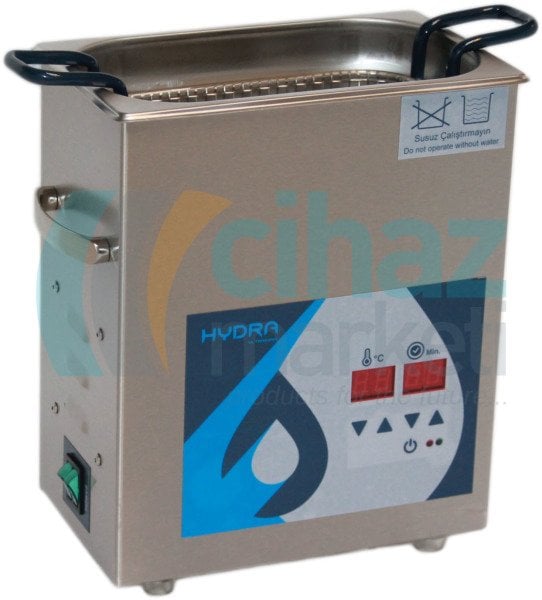HydraUltrasonic UltraClean 3 Ultrasonik Su Banyosu 3 Litre