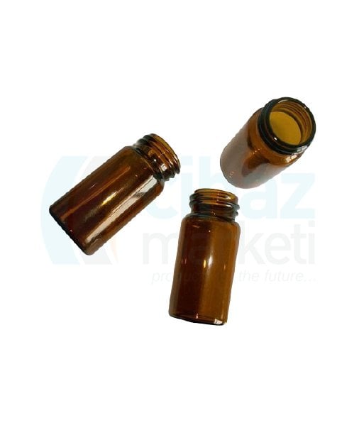 Çalışkan Cam Teknik LG201VA.0001 Vial, Diğer Hacimler, Şeffaf Vida Kapaklı 20 ml Hacim, 22.5 x75 mm