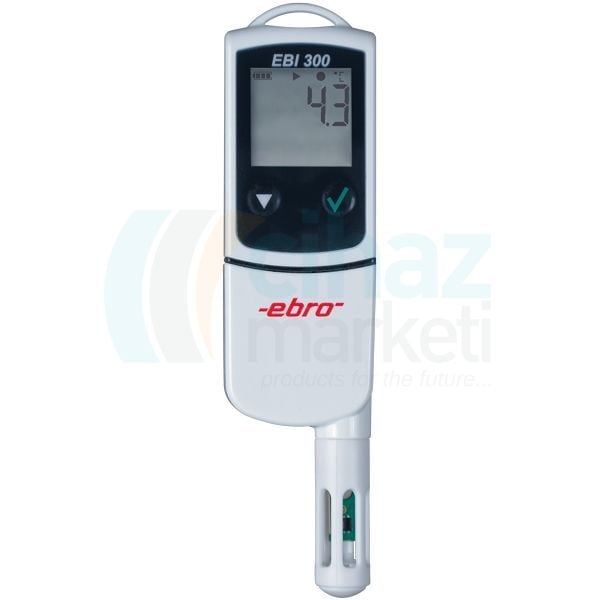Ebro EBI 300 TH USB Sıcaklık-Nem Kaydedici DataLogger Harici Nem ve Sıcaklık Problu