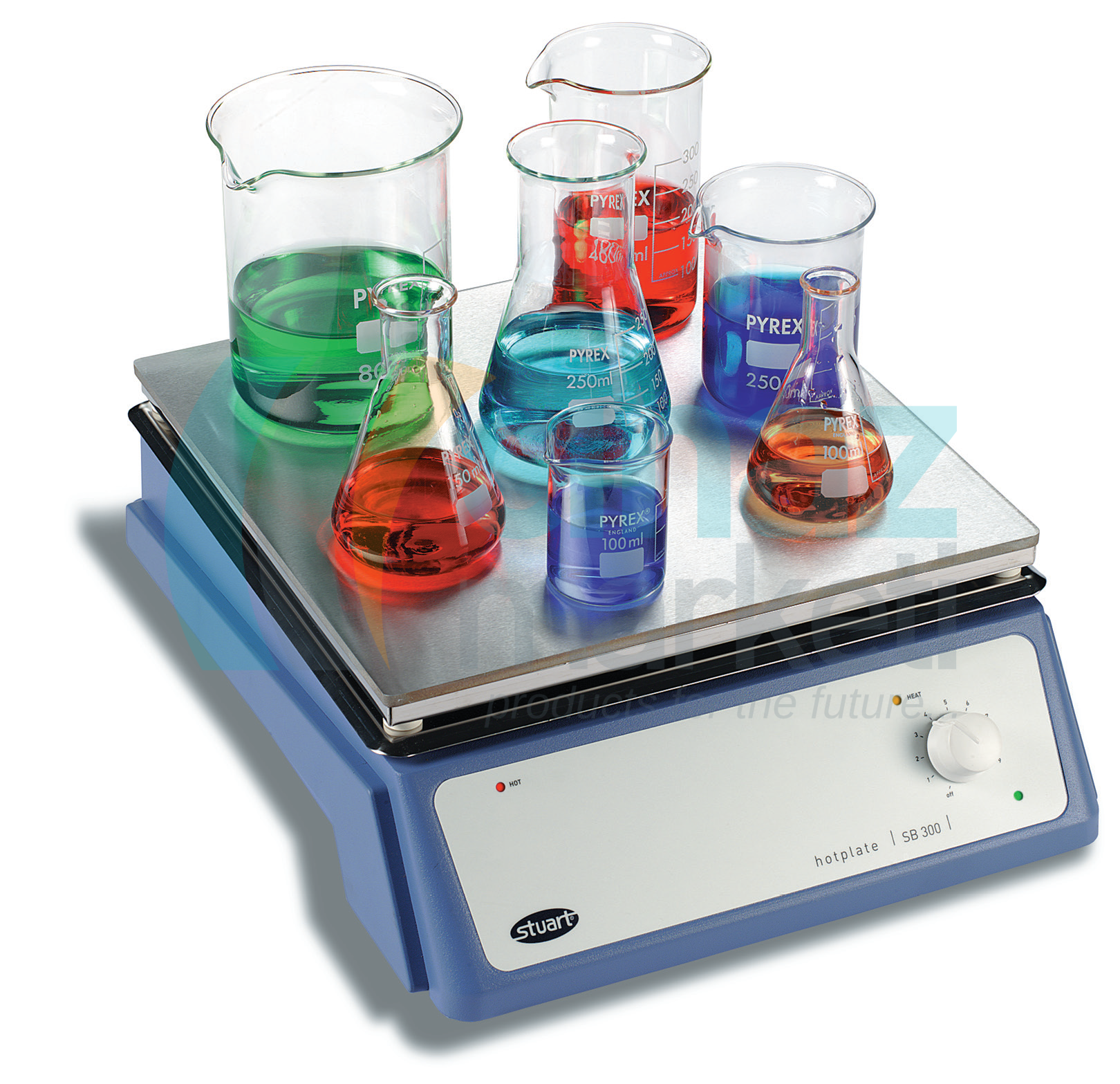 Stuart SB300 Analog Isıtıcı Tabla, 30x30, 300 °C