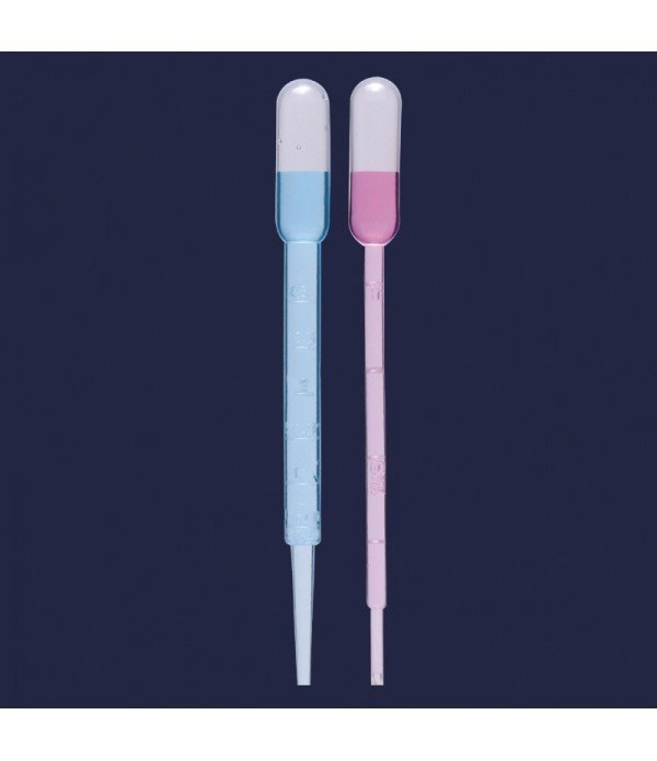 ISOLAB 084.22.003 pastör pipetleri - P.E - 1 ml - gamma steril - tekli paket