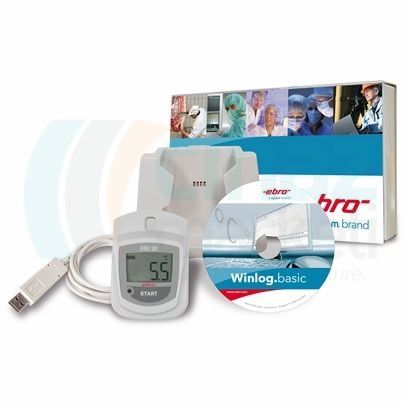 Ebro EBI 20-T1 SET (Kaydedici+Program+Arayüz) Sıcaklık Kaydedici Data Logger