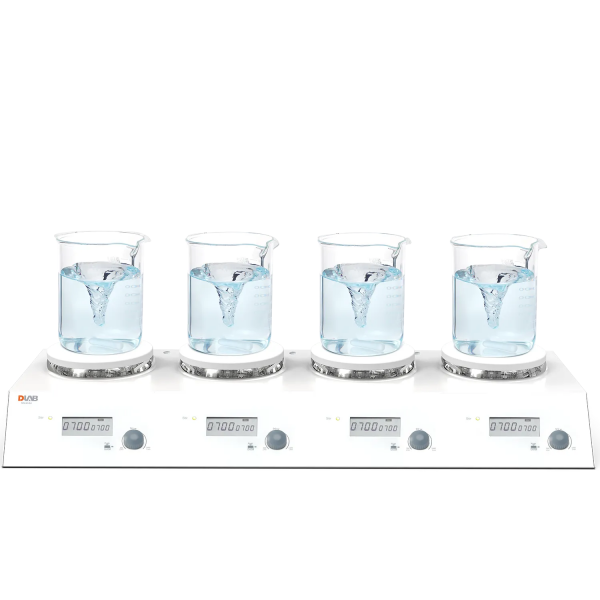DLAB MS-M-S4 4 Bölmeli Dijital Manyetik Karıştırıcı 200 ~ 1500 rpm / 4 x 3 L
