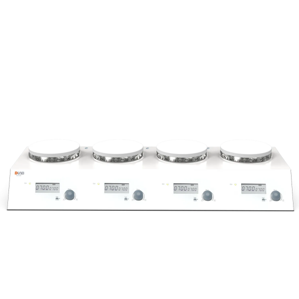 DLAB MS-M-S4 4 Bölmeli Dijital Manyetik Karıştırıcı 200 ~ 1500 rpm / 4 x 3 L