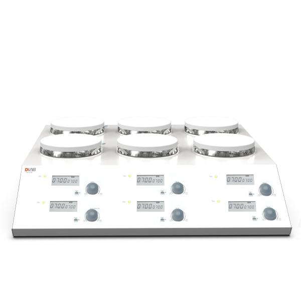 DLAB MS-M-S6 6 Bölmeli Dijital Manyetik Karıştırıcı 200 ~ 1500 rpm / 6 x 3 L